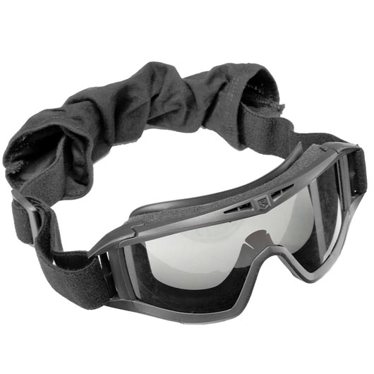 Revision Eyewear Wolfspider Schutzbrille Essential Kit mit klar / rauch Wechselglser schwarz Bild 3
