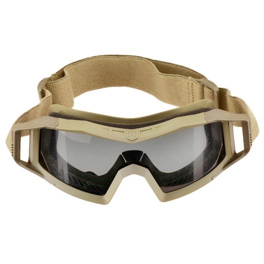 Revision Schutzbrille Wolfspider Deluxe Yellow Kit tan inkl. 3 Wechselglsern und Brillenetui Bild 3