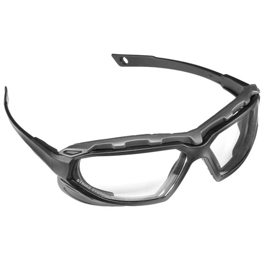 Strike Systems Highlander Plus Schutzbrille schwarz / klar Bild 4