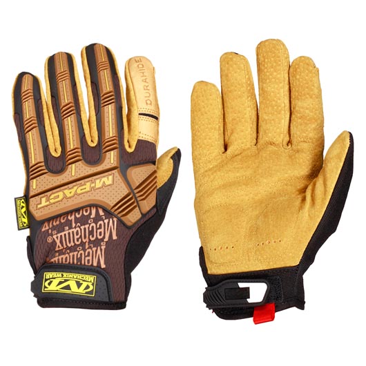 Mechanix Wear M-Pact Handschuhe Durahide-Leder braun