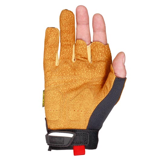 Mechanix Wear M-Pact Fingerless Framer Handschuhe Durahide-Leder braun Bild 2