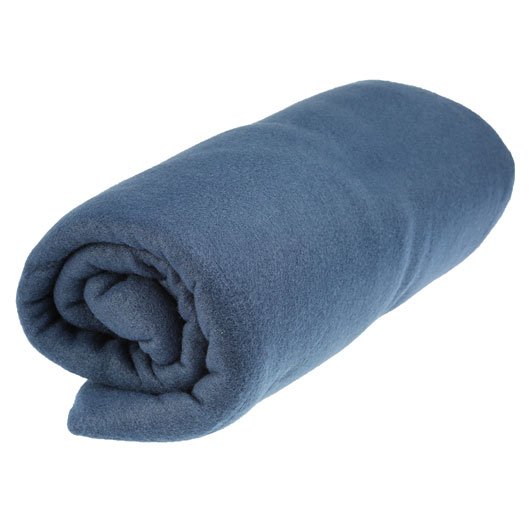 Fosco Schlafsackdecke Fleece blau - auch als Inlett verwendbar