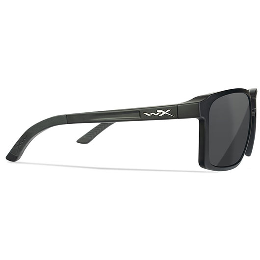 Wiley X Sonnenbrille Alfa matt schwarz Glser grau inkl. Brilletui und Seitenschutz Bild 4