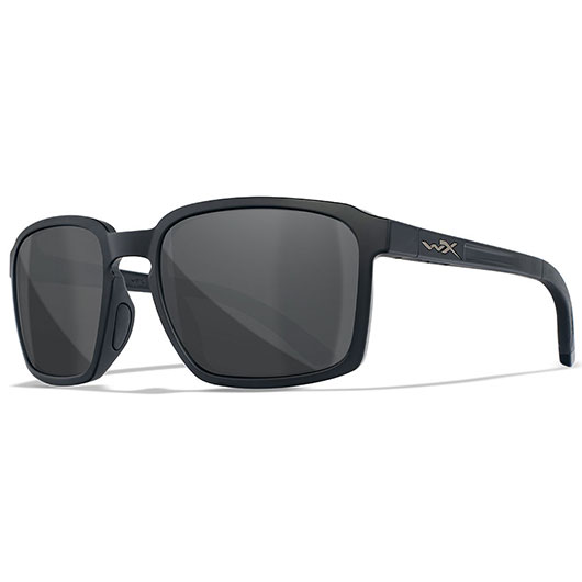 Wiley X Sonnenbrille Alfa matt schwarz Glser grau inkl. Brilletui und Seitenschutz Bild 5