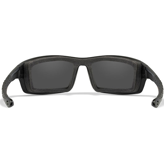 Wiley X Sonnenbrille Grid matt schwarz Glser grau inkl. Brillenetui und Facial Cavity Dichtung Bild 3