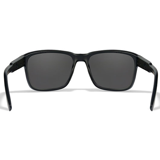 Wiley X Sonnenbrille Trek matt schwarz Glser grau inkl. Brillenetui und Seitenschutz Bild 3