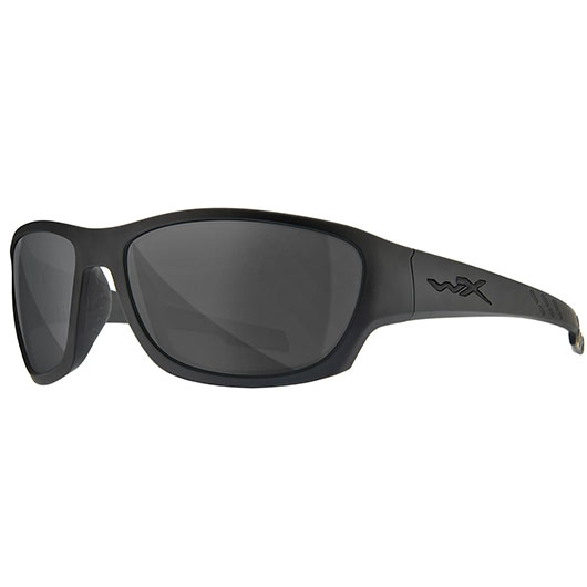 Wiley X Sonnenbrille Climb matt schwarz Glser grau inkl. Brillenetui