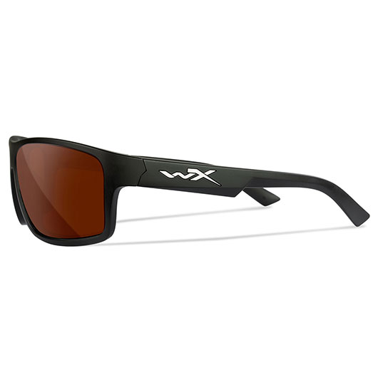 Wiley X Sonnenbrille Peak Captivate matt schwarz Glser kupfer polarisiert inkl. Brillenetui Bild 2