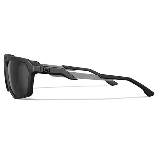Wiley X Sonnenbrille Recon Captivate matt schwarz Glser grau inkl. Seitenschutz Bild 2