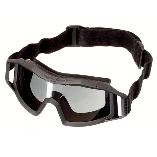 Revision Eyewear Wolfspider Schutzbrille Deluxe Kit mit gelb / klar / rauch Wechselglser schwarz Bild 1