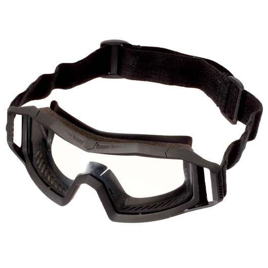 Revision Eyewear Wolfspider Schutzbrille Deluxe Kit mit vermillion / klar / rauch Wechselglser schwarz