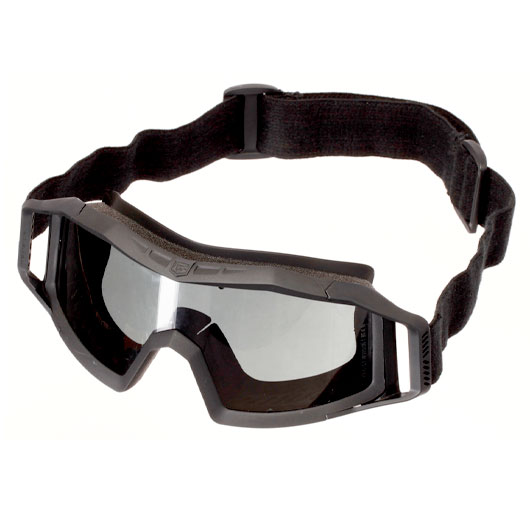 Revision ballistische Schutzbrille Wolfspider Deluxe Kit schwarz inkl. 3 Wechselglsern und Brillenetui Bild 1