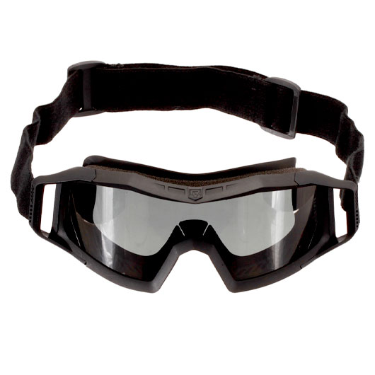 Revision ballistische Schutzbrille Wolfspider Deluxe Kit schwarz inkl. 3 Wechselglsern und Brillenetui Bild 3