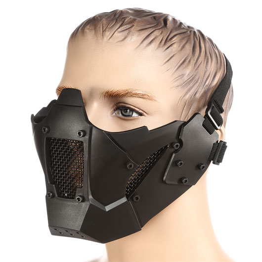 Nuprol Mesh Mask V4 mit Halterung für / ohne FAST Helme schwarz
