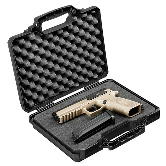 MAX Tactical Pistol Hard Case Pistolenkoffer 30 x 26 x 8,8 cm PnP-Schaumstoff schwarz Bild 6