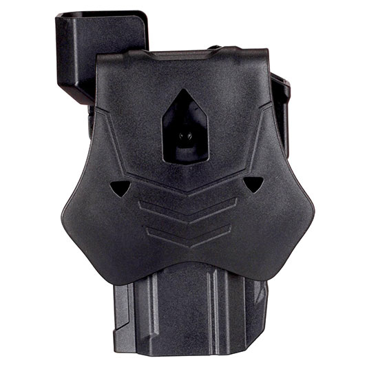 Amomax Tactical Holster Polymer Paddle fr STI Hi-Capa 2011 mit Red-Dot Zielgert Rechts schwarz Bild 4