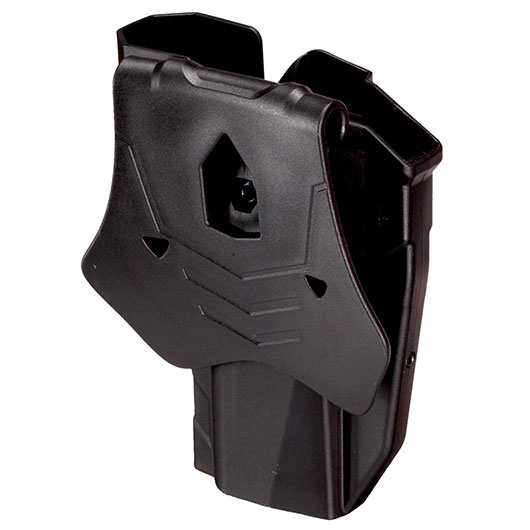 Amomax Tactical Holster Polymer Paddle fr M1911 Pistolen mit Red-Dot Zielgert Rechts schwarz Bild 3