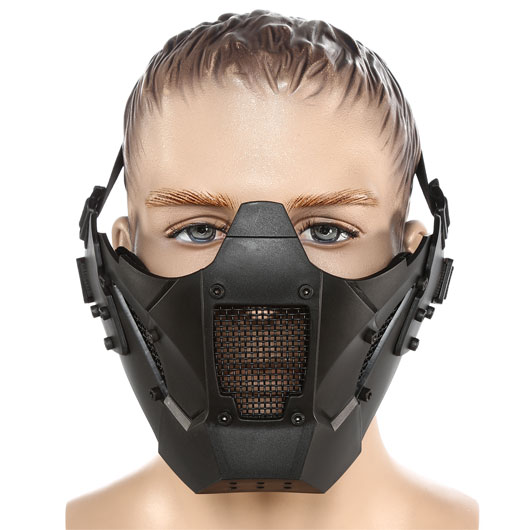 Nuprol Mesh Mask V4 mit Halterung fr / ohne FAST Helme schwarz Bild 1
