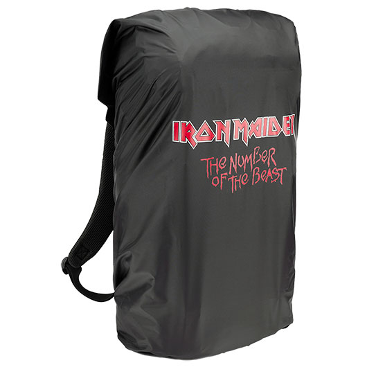 Brandit Iron Maiden Festival Rucksack Set 40 Liter schwarz inkl. Poncho, Sitzmatte, Raincover, Schlsselanhnger, Flaschenffner Bild 8