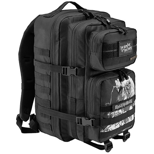 Brandit Rucksack Cooper Iron Maiden NOTB 40 Liter Large schwarz Glow in the dark