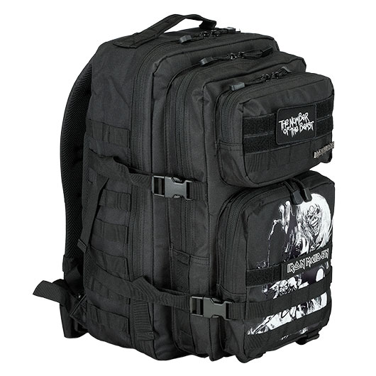 Brandit Rucksack Cooper Iron Maiden NOTB 40 Liter Large schwarz Glow in the dark
