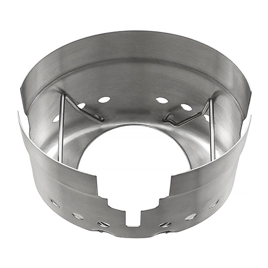 Schwedisches M40 Spiritus Kochset Edelstahl 3-teilig silber Bild 3