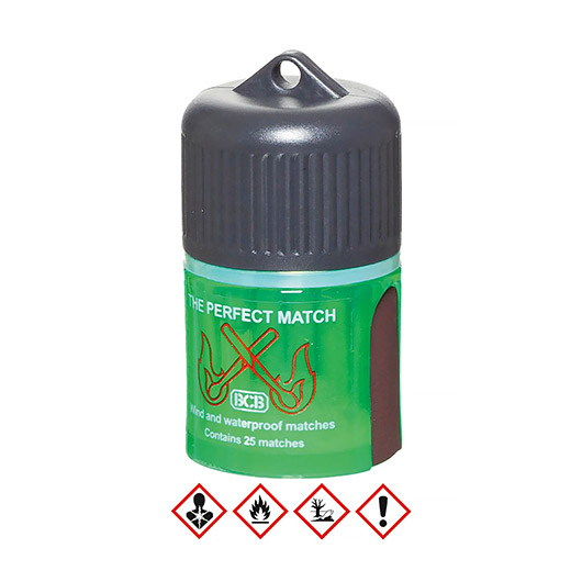 BCB Sturmstreichhlzer 25 Stck inkl. wasserdichter Box Bild 1