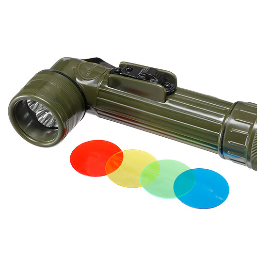 Mil-Tec LED Winkelstablampe medium oliv Bild 1