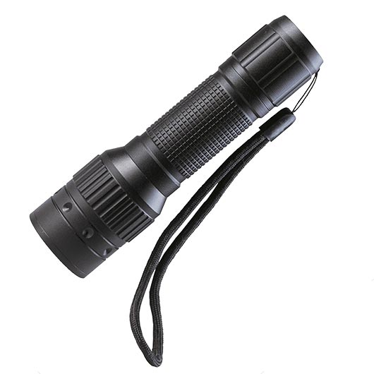 Mil-Tec LED-Stablampe Operator MT1 350 Lumen schwarz inkl. Holster