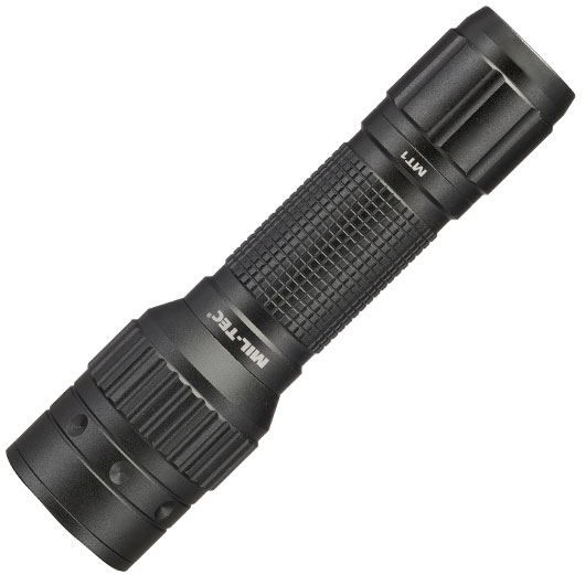 Mil-Tec LED-Stablampe Operator MT1 350 Lumen schwarz inkl. Holster Bild 1