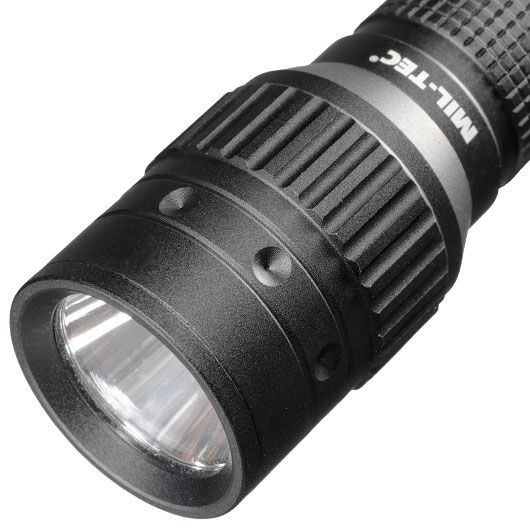 Mil-Tec LED-Stablampe Operator MT1 350 Lumen schwarz inkl. Holster Bild 6