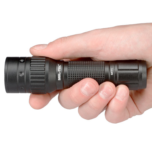 Mil-Tec LED-Stablampe Operator MT1 350 Lumen schwarz inkl. Holster Bild 8