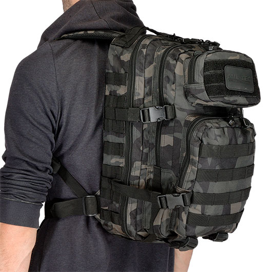 Mil-Tec Rucksack US Assault Pack 20 Liter darkcamo Bild 10