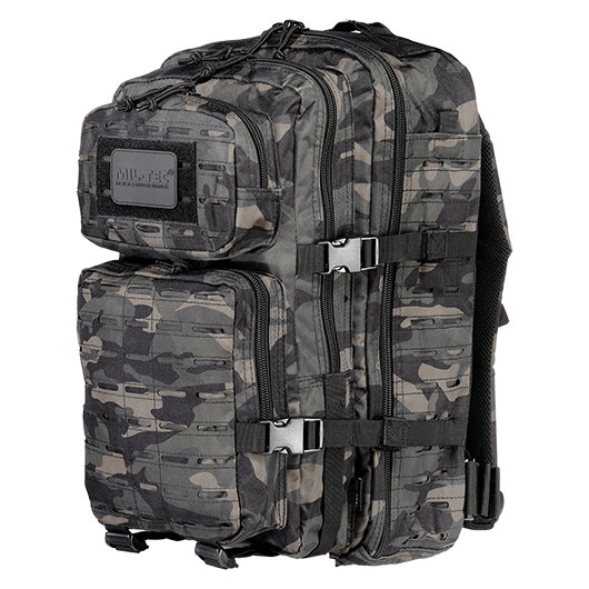 Mil-Tec Rucksack US Assault Pack Laser Cut large 36L darkcamo Bild 1