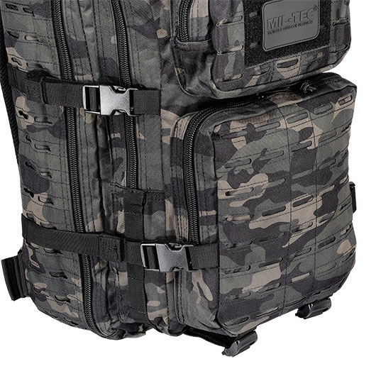 Mil-Tec Rucksack US Assault Pack Laser Cut large 36L darkcamo Bild 7