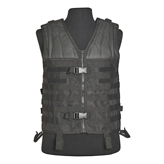 Mil-Tec Molle Carrier Weste schwarz