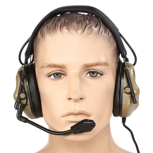 Nuprol Tactical Comms Headset Gen. 5 Full Option Ausfhrung m. Z-Tactical / Element Anschluss Tan Bild 2