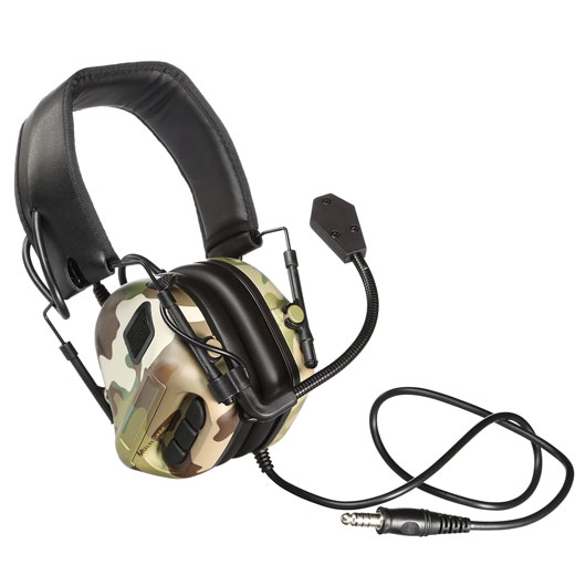 Nuprol Tactical Comms Headset Gen. 5 Full Option Ausfhrung m. Z-Tactical / Element Anschluss MC-Camo