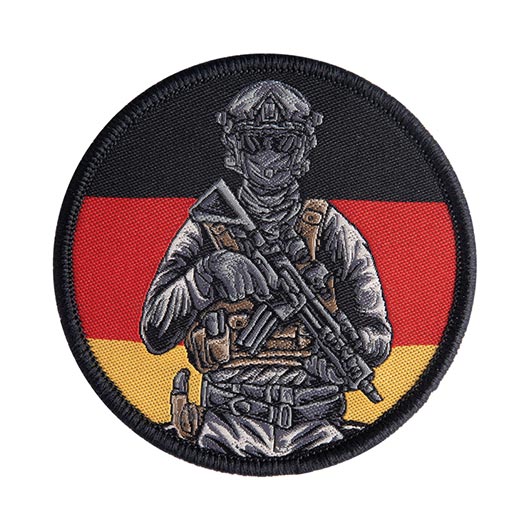 Mil-Tec Patch mit Klettflche Airsoft Germany fullcolor