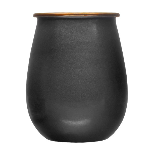 Barebones Becher Set Emaille 2 Stck dunkelgrau Bild 1