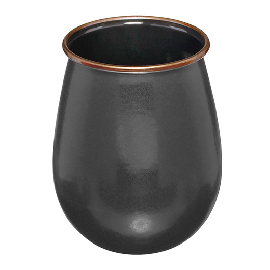 Barebones Becher Set Emaille 2 Stck dunkelgrau Bild 2