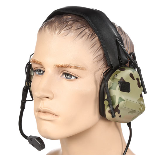 Nuprol Tactical Comms Headset Gen. 5 Full Option Ausfhrung m. Z-Tactical / Element Anschluss MC-Camo Bild 1