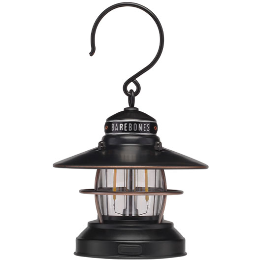Barebones Mini Laterne Edison 100 Lumen schwarz/bronze inkl. USB-Kabel