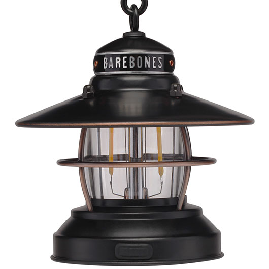 Barebones Mini Laterne Edison 100 Lumen schwarz/bronze inkl. USB-Kabel Bild 1