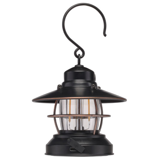 Barebones Mini Laterne Edison 100 Lumen schwarz/bronze inkl. USB-Kabel Bild 2