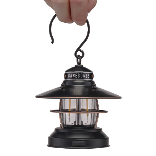 Barebones Mini Laterne Edison 100 Lumen schwarz/bronze inkl. USB-Kabel Bild 5