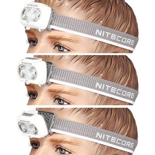 Nitecore LED-Stirnlampe UT27 V2 Dual Power 800 Lumen wei� Bild 2