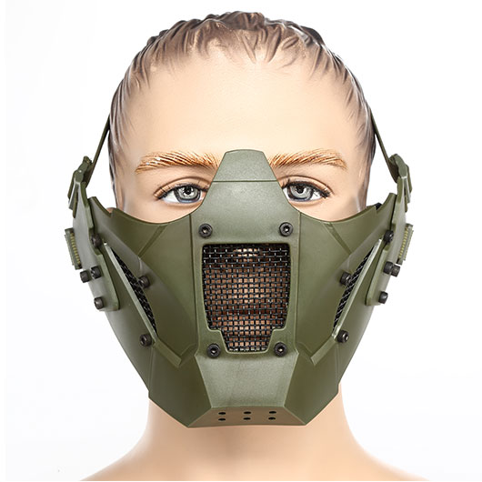 Nuprol Mesh Mask V4 mit Halterung fr / ohne FAST Helme oliv Bild 1