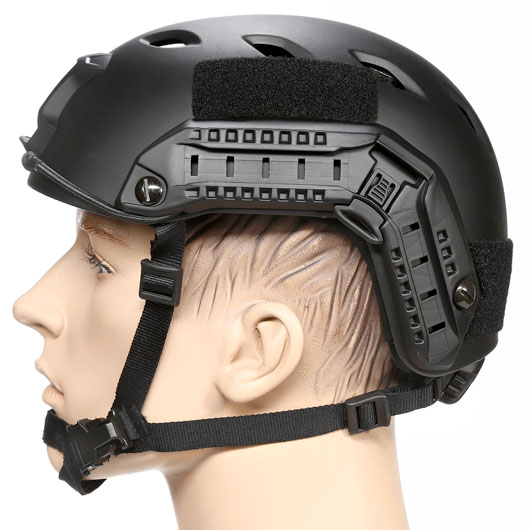 nHelmet Airsoft Helm  FAST BJ Maritime Railed mit NVG Mount schwarz Bild 1