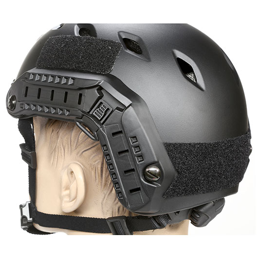 nHelmet Airsoft Helm  FAST BJ Maritime Railed mit NVG Mount schwarz Bild 7